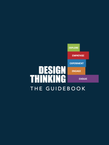Design Thinking: The Guidebook
